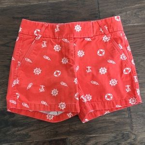 Orange Nautical jcrew shorts ⚓️
